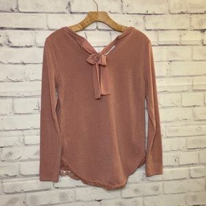 Lauren Conrad dusty pink sweater